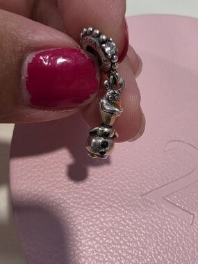 Pandora Sterling Silver Olaf Dangle Charm